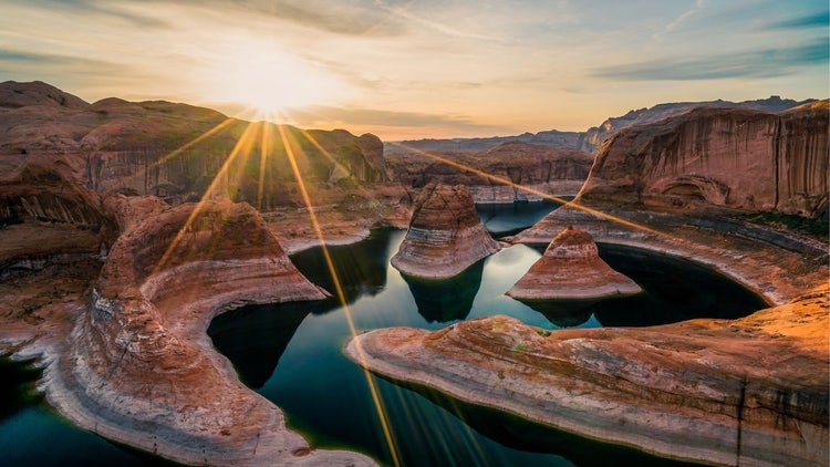 Reflection Canyon at sunrise (Utah)